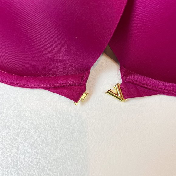 NWOT Victoria's Secret Bra 32DDD Very Sexy Push-Up Pink Lace Racerback - Picture 3 of 6